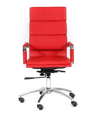 Кресло CHAIRMAN 750 экокожа красная в Махачкале - изображение 1